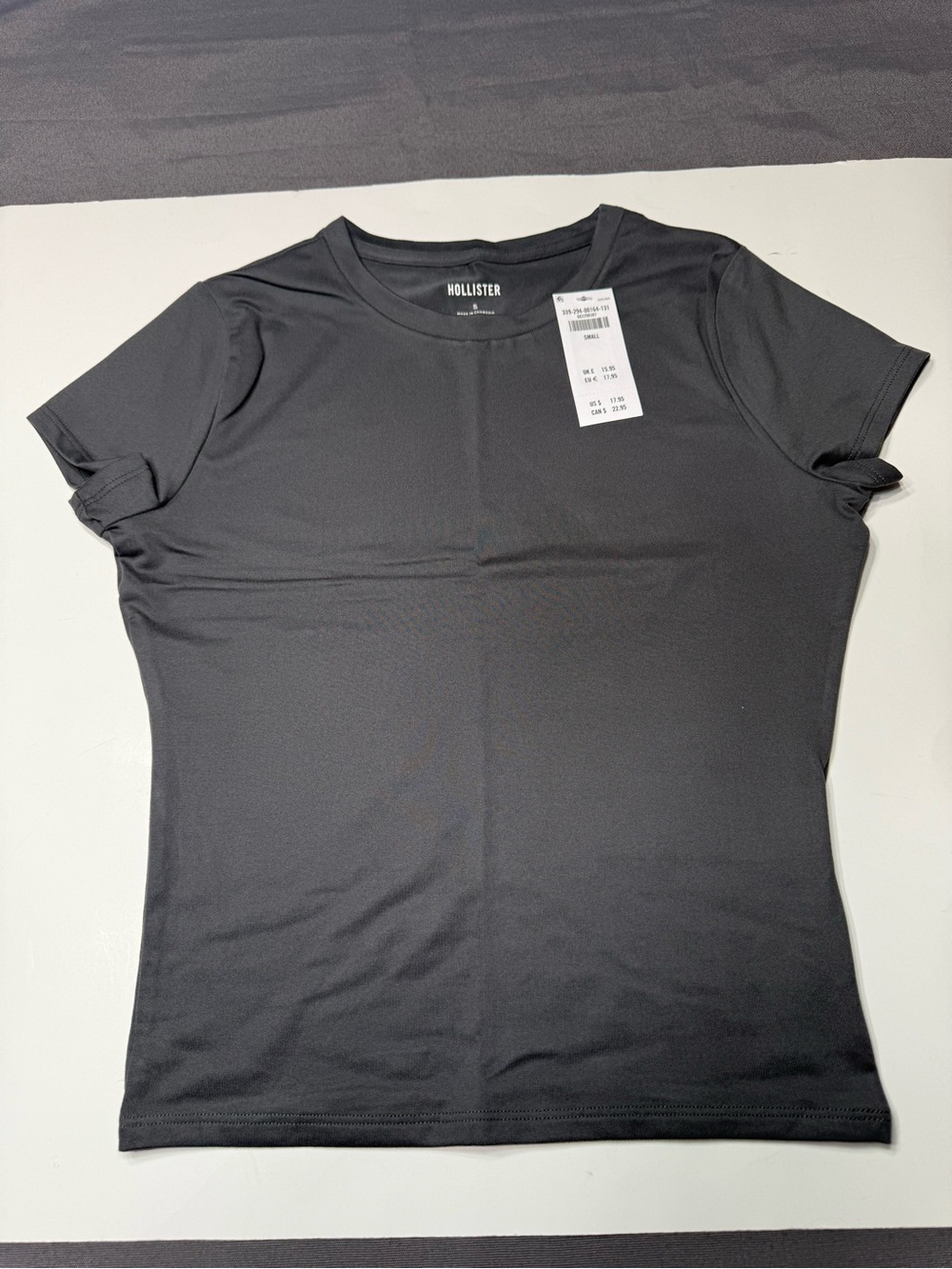 Hollister New Women’s Black Crewneck Short Sleeve Tee